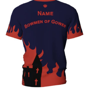 Bowmen Of Gower Claw Subli Multisport Tee Option 3 - Left Handed - Image 4