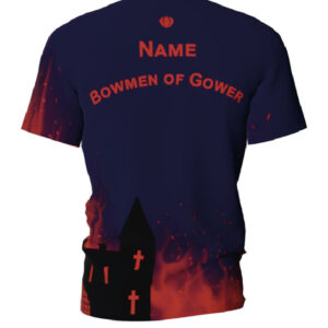 Bowmen Of Gower Claw Subli Multisport Tee Option 4 - Left Handed - Image 4