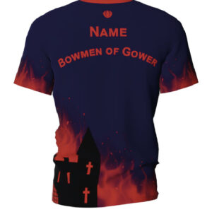 Bowmen Of Gower Claw Subli Multisport Tee Option 5 - Left Handed - Image 4