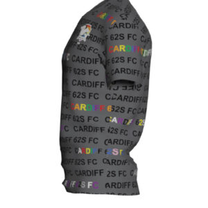 Cardiff 62s Black Claw Subli Multisport Tee - Image 2