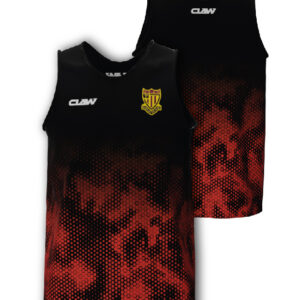Cefn Cribwr RFC Claw Mens Vest Black/Red - Image 1