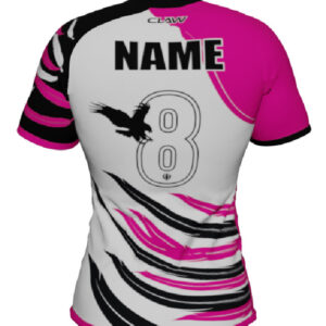 Cwmbran RFC U13s Competition Claw Subli Semi Fit Rugby Shirt - Image 4