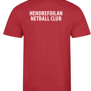 Hendrefoilan Netball Club Pupils Kids Cool Tee - Image 4