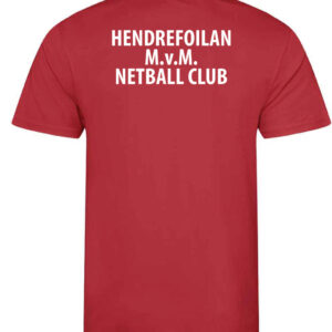 Hendrefoilan Netball Club M.v.M Cool Tee - Image 6