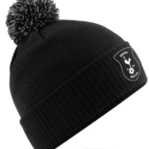 Rockspur Snowstar Bobble Hat (Black/Grey) - Image 1