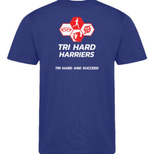 Tri Hard Harriers Kids Cool Tee - Image 2
