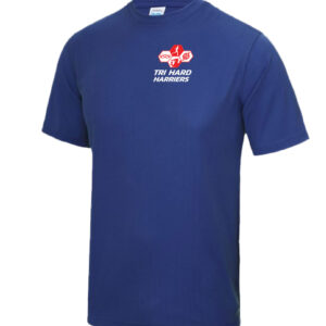 Tri Hard Harriers Cool Tee - Image 1