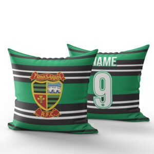 Trimsaran RFC Claw Bespoke Subli Cushion 45x45cm - Image 1