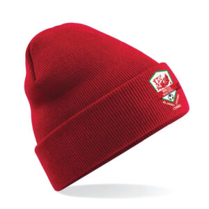 Wales Walking Football Original Cuffed Beanie - Image 2